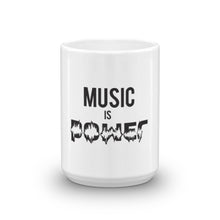 Music Is Power Mug made in the USA