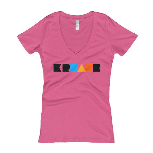 KREATE Collection Women's V-Neck T-shirt