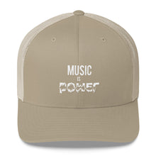MUSIC IS POWER Trucker Cap