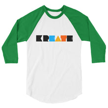 KREATE Collection 3/4 sleeve classic baseball shirt