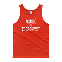 Music Is Power Mens + Unisex Tank top