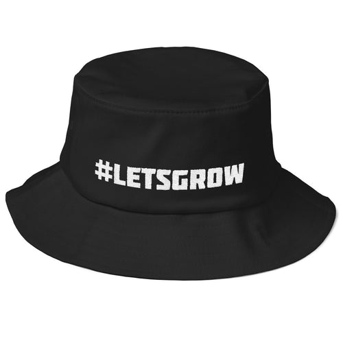 Old School #LETSGROW Bucket Hat