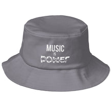 Old School MUSIC  IS POWER Bucket Hat