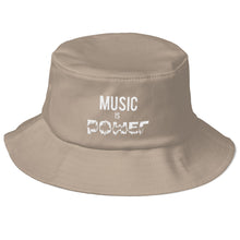 Old School MUSIC  IS POWER Bucket Hat