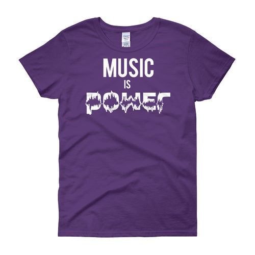 Music Is Power Women's short sleeve t-shirt